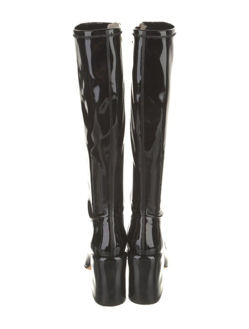 Tibi Patent Leather Riding Boots