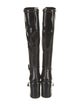 Tibi Patent Leather Riding Boots