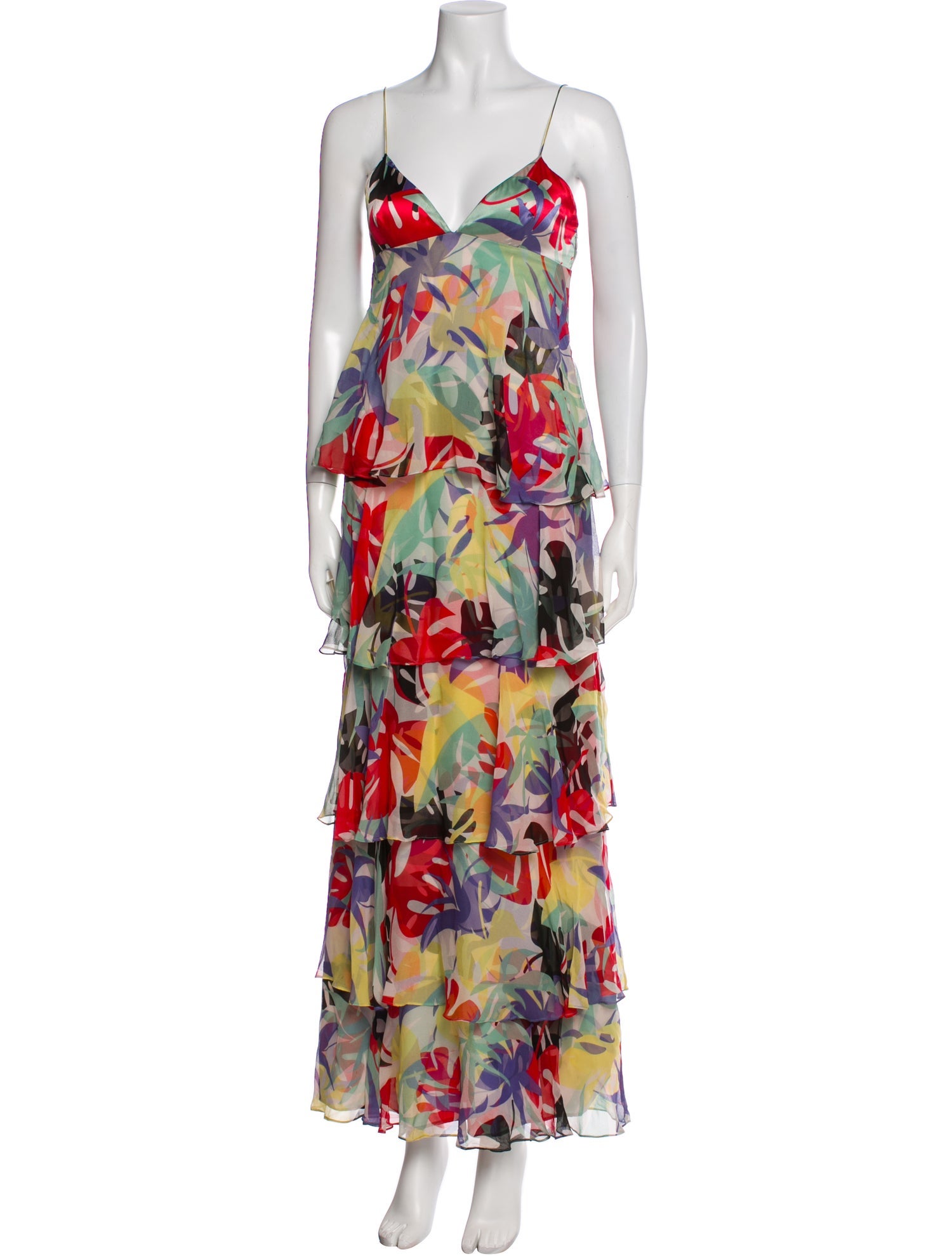 Tibi Silk Long Dress