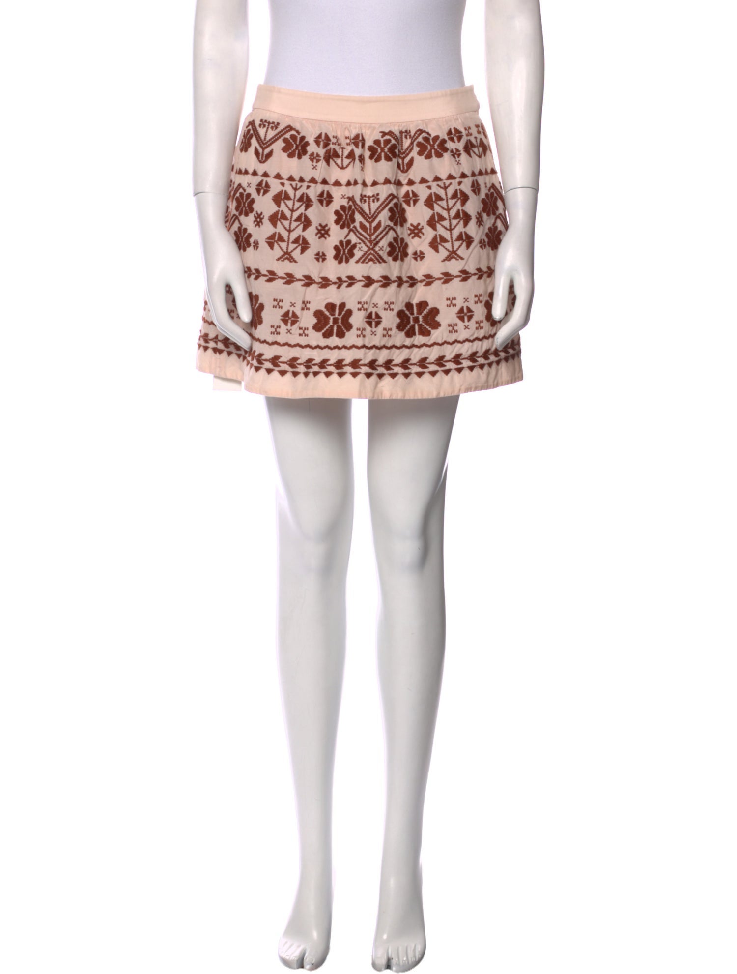 Tibi Printed Mini Skirt