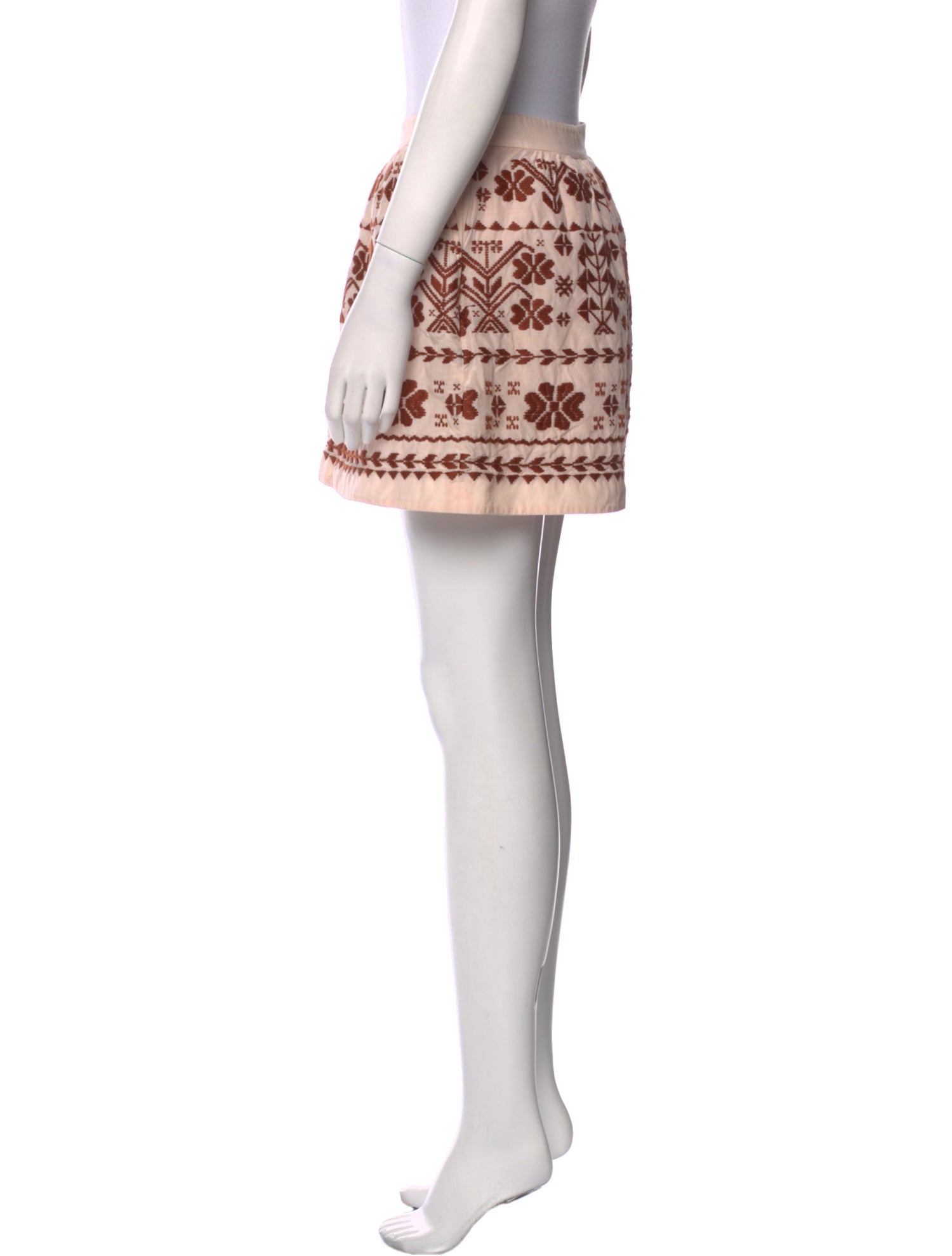 Tibi Printed Mini Skirt