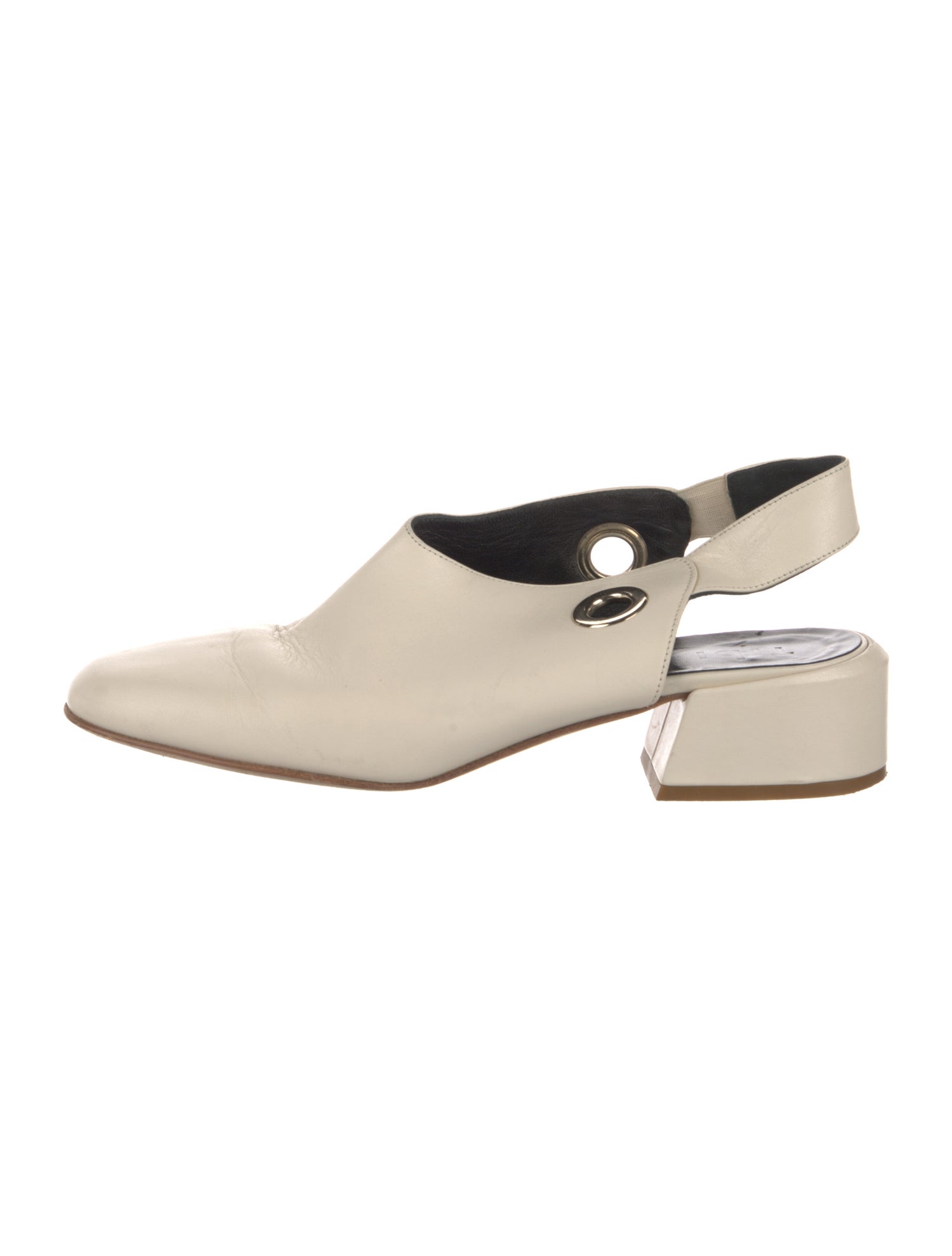 Tibi Leather Slingback Pumps