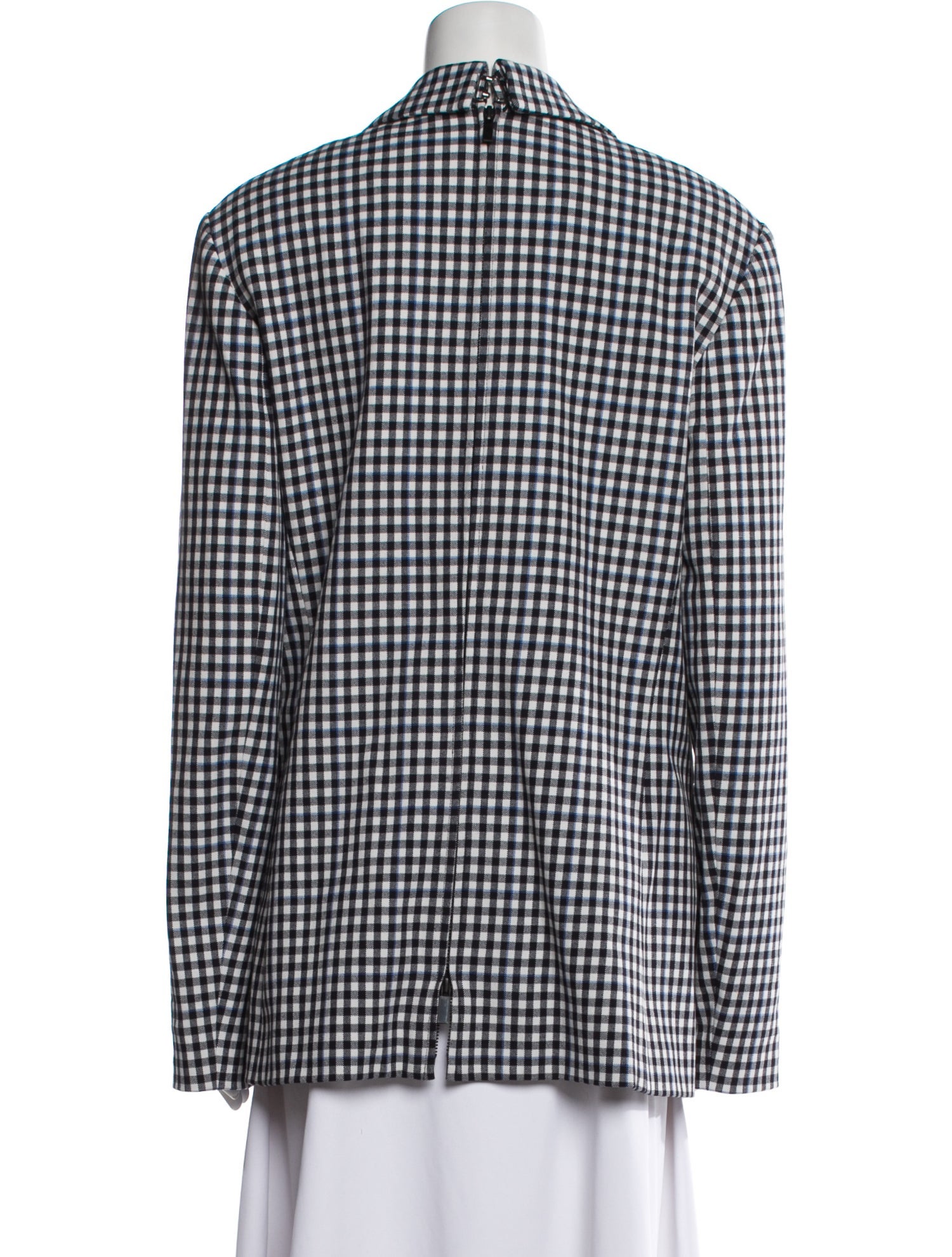 Tibi Plaid Print Blazer