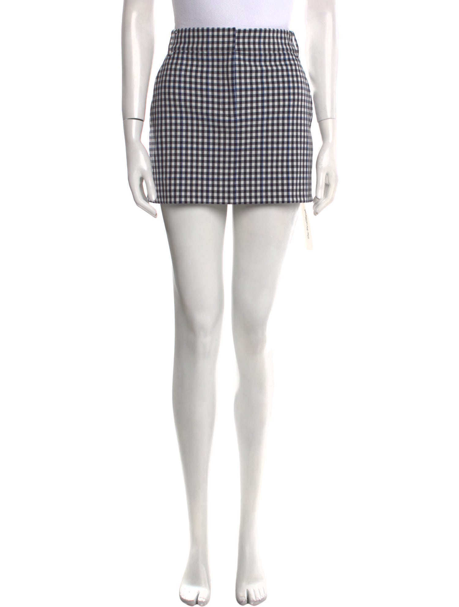 Tibi Plaid Print Mini Skirt