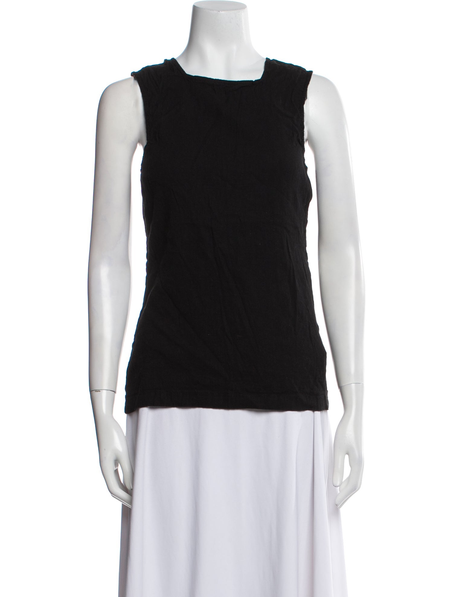 Tibi Square Neckline Sleeveless Top
