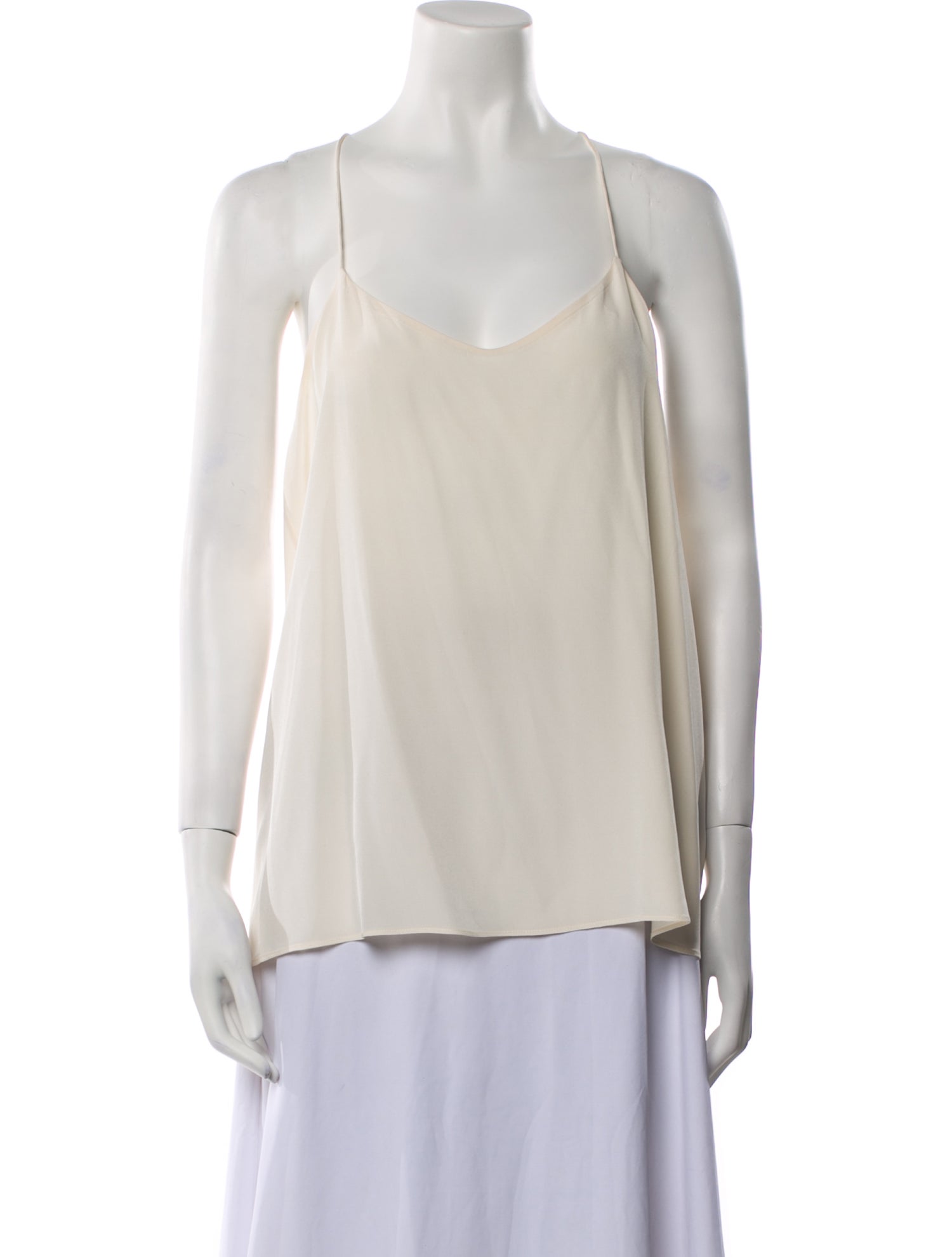 Tibi Silk V-Neck Blouse