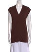 Tibi Wool V-Neck Sweater