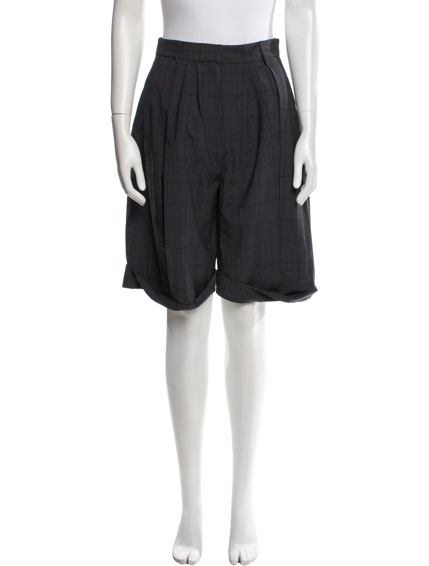 Tibi Wool Knee-Length Shorts
