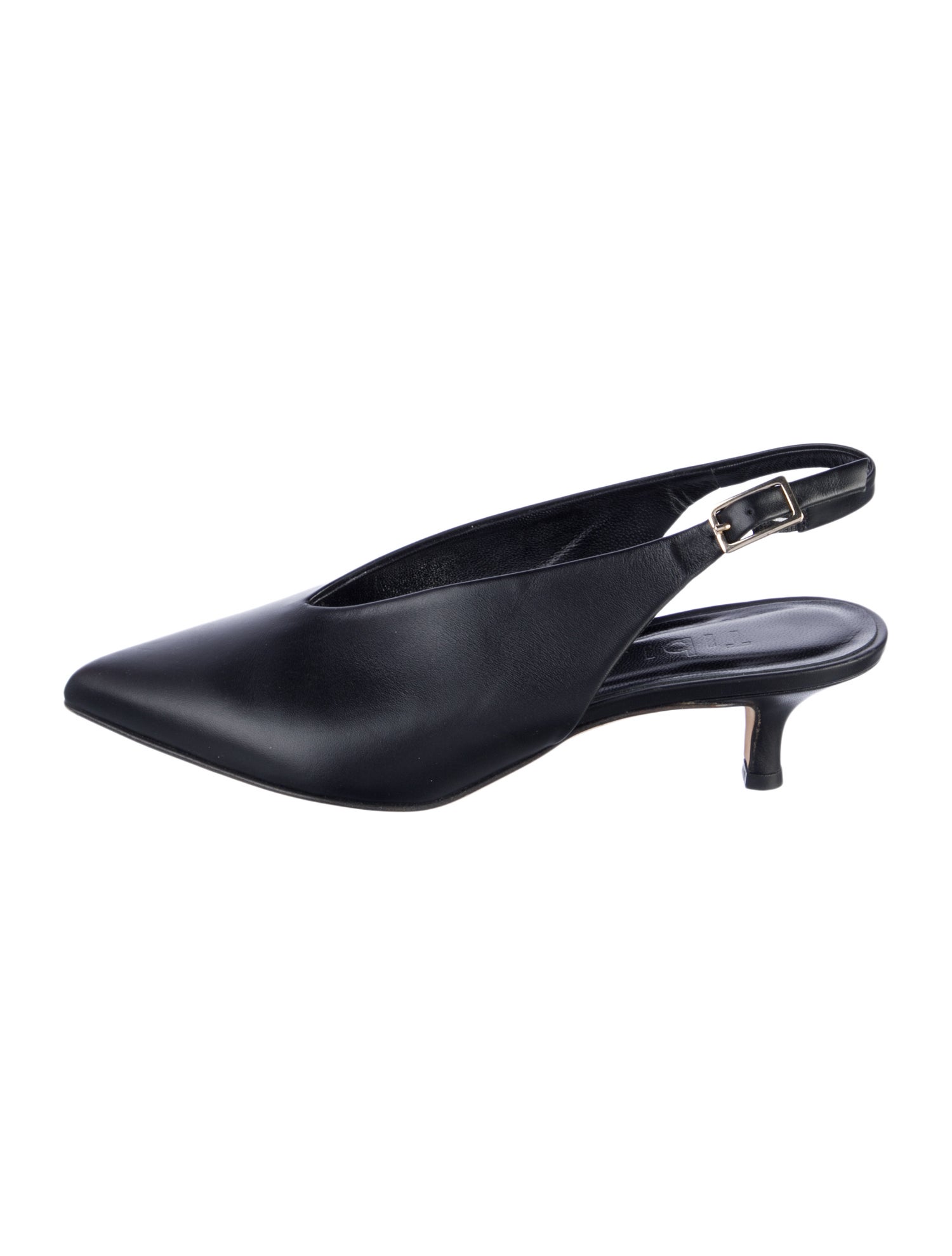 Tibi Leather Slingback Pumps