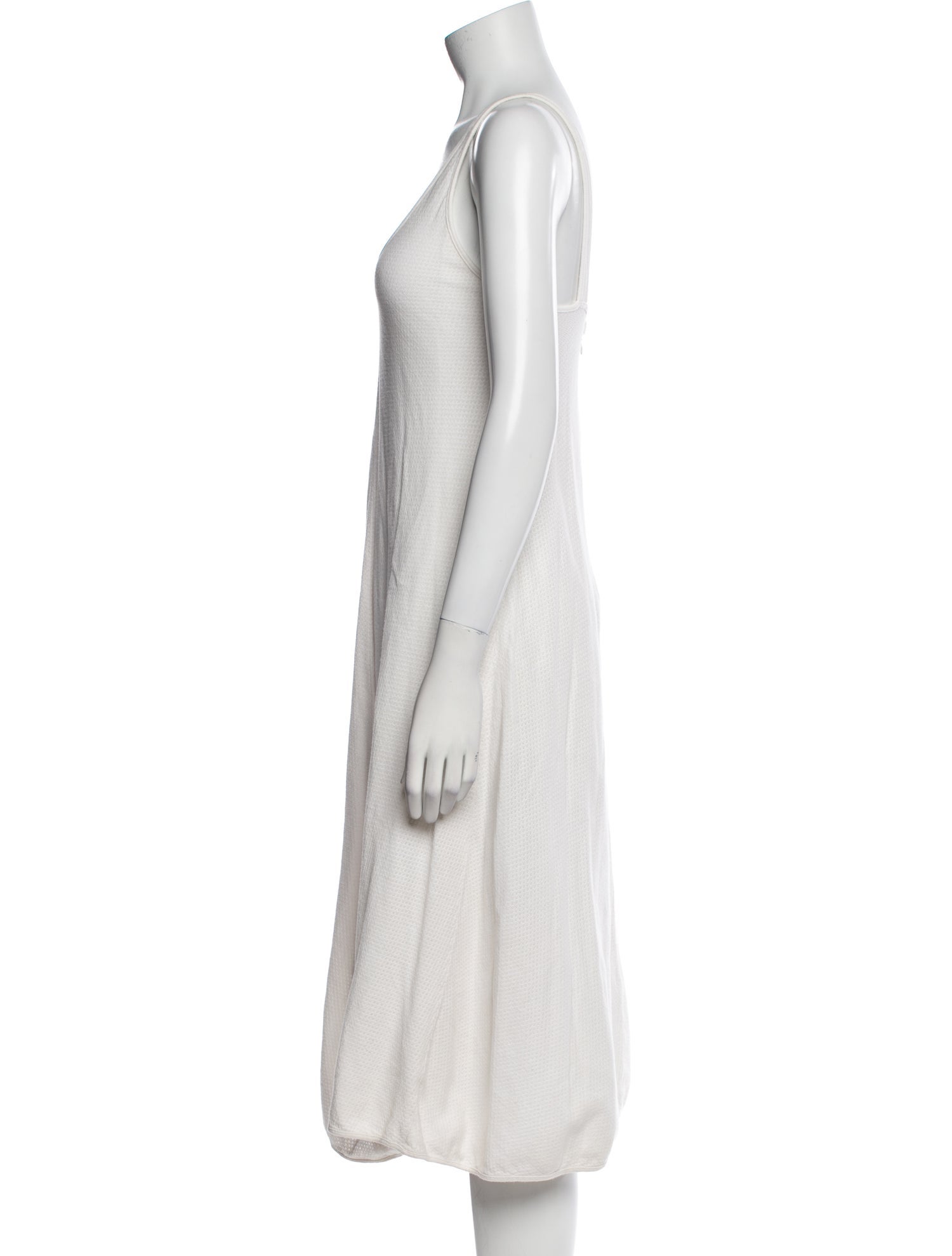 Tibi Scoop Neck Midi Length Dress