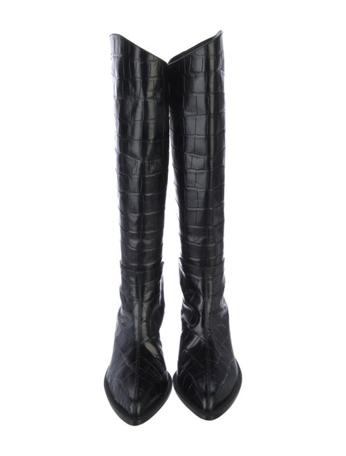 Tibi Leather Riding Boots