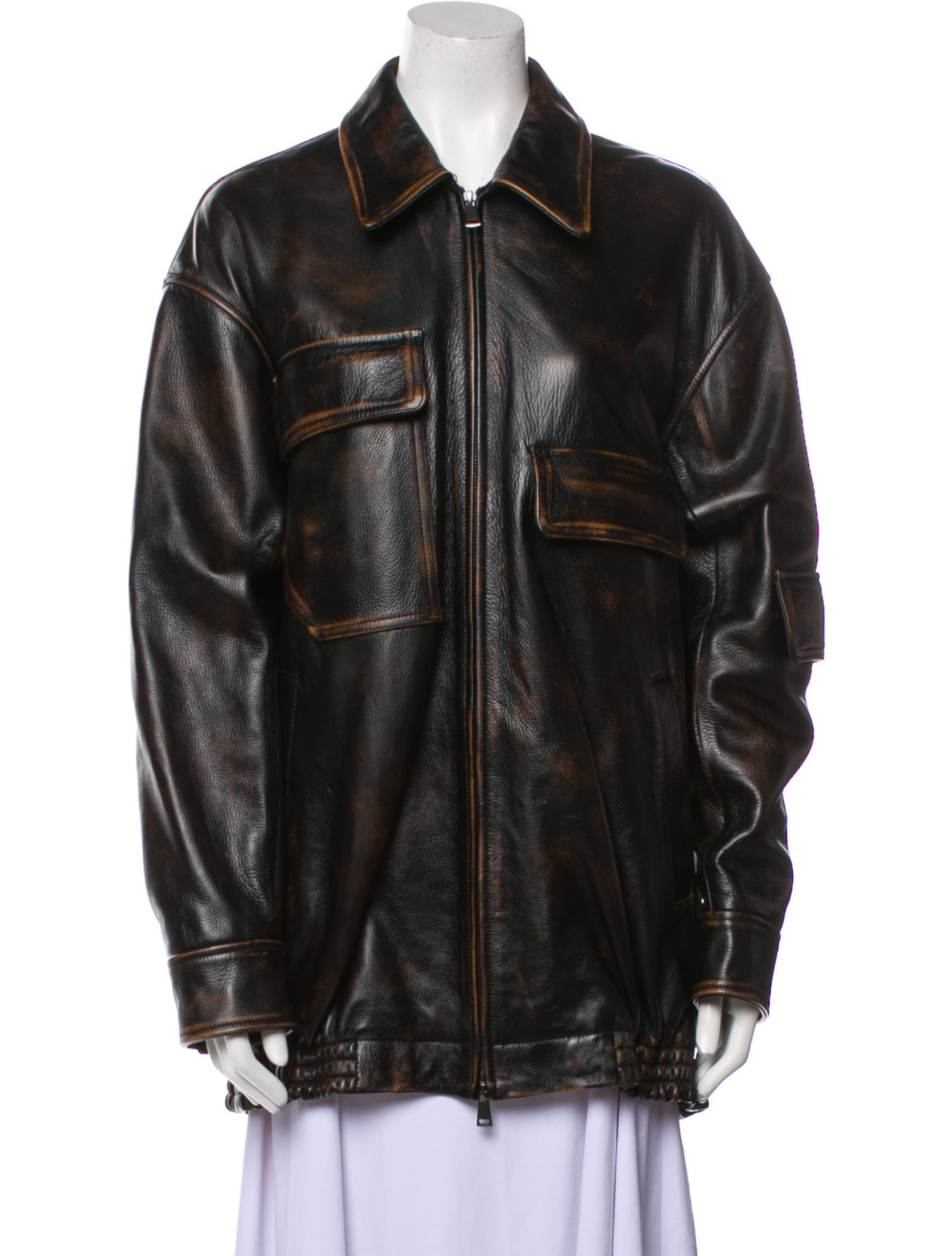 Tibi Leather Jacket