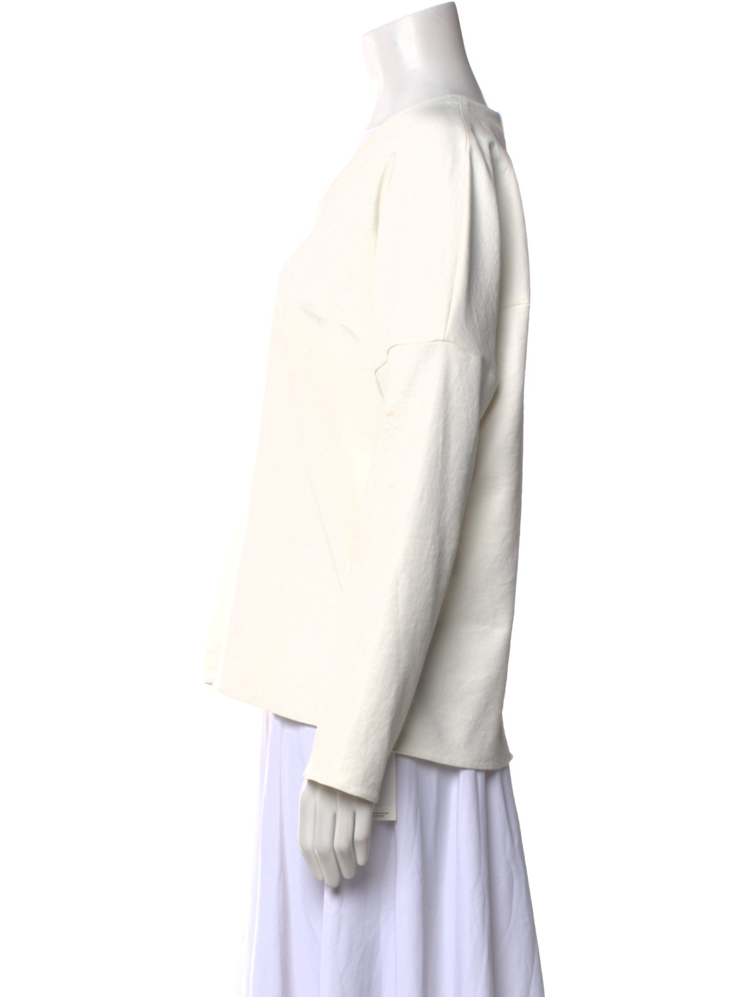 Tibi V-Neck Long Sleeve Blouse