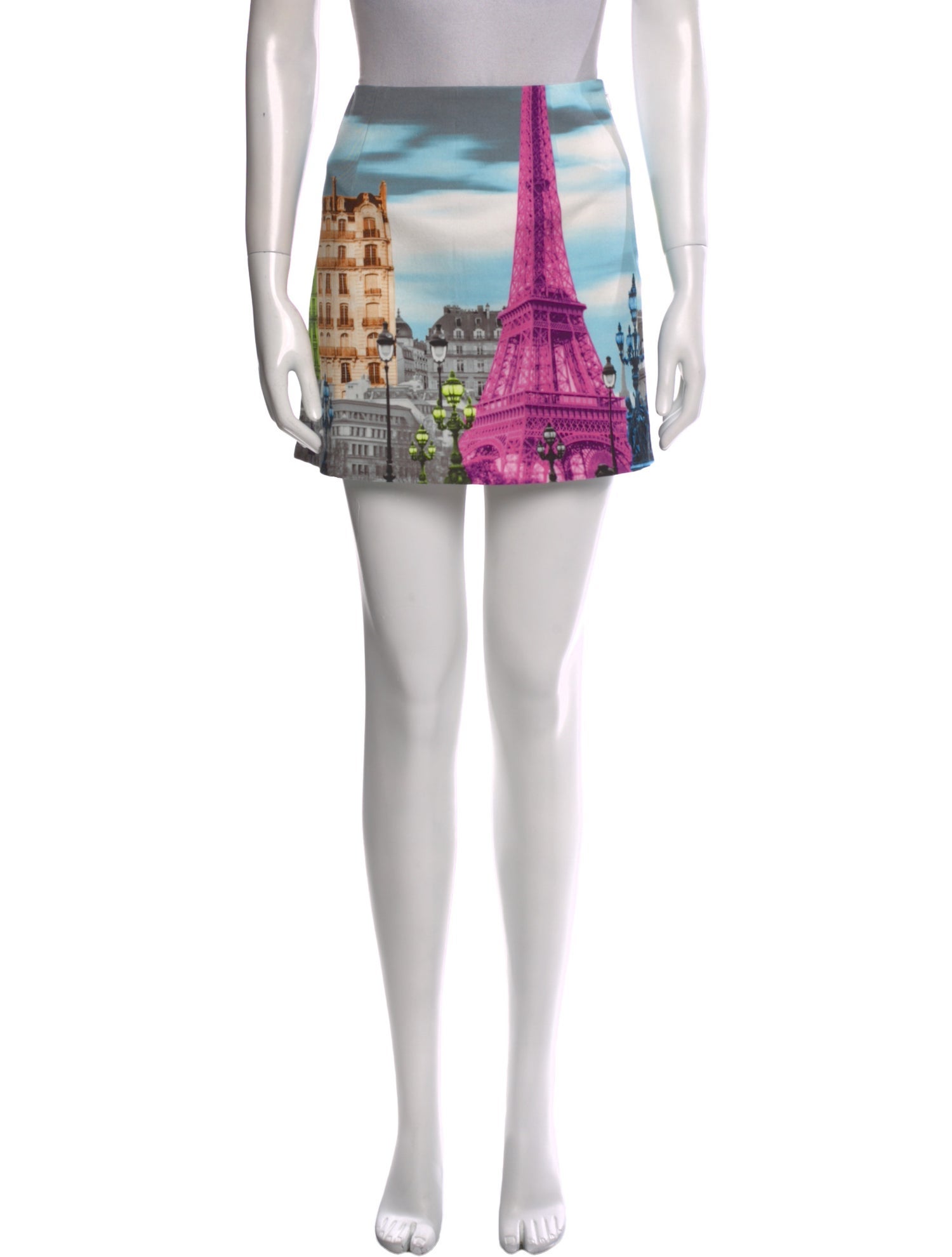 Tibi Printed Mini Skirt