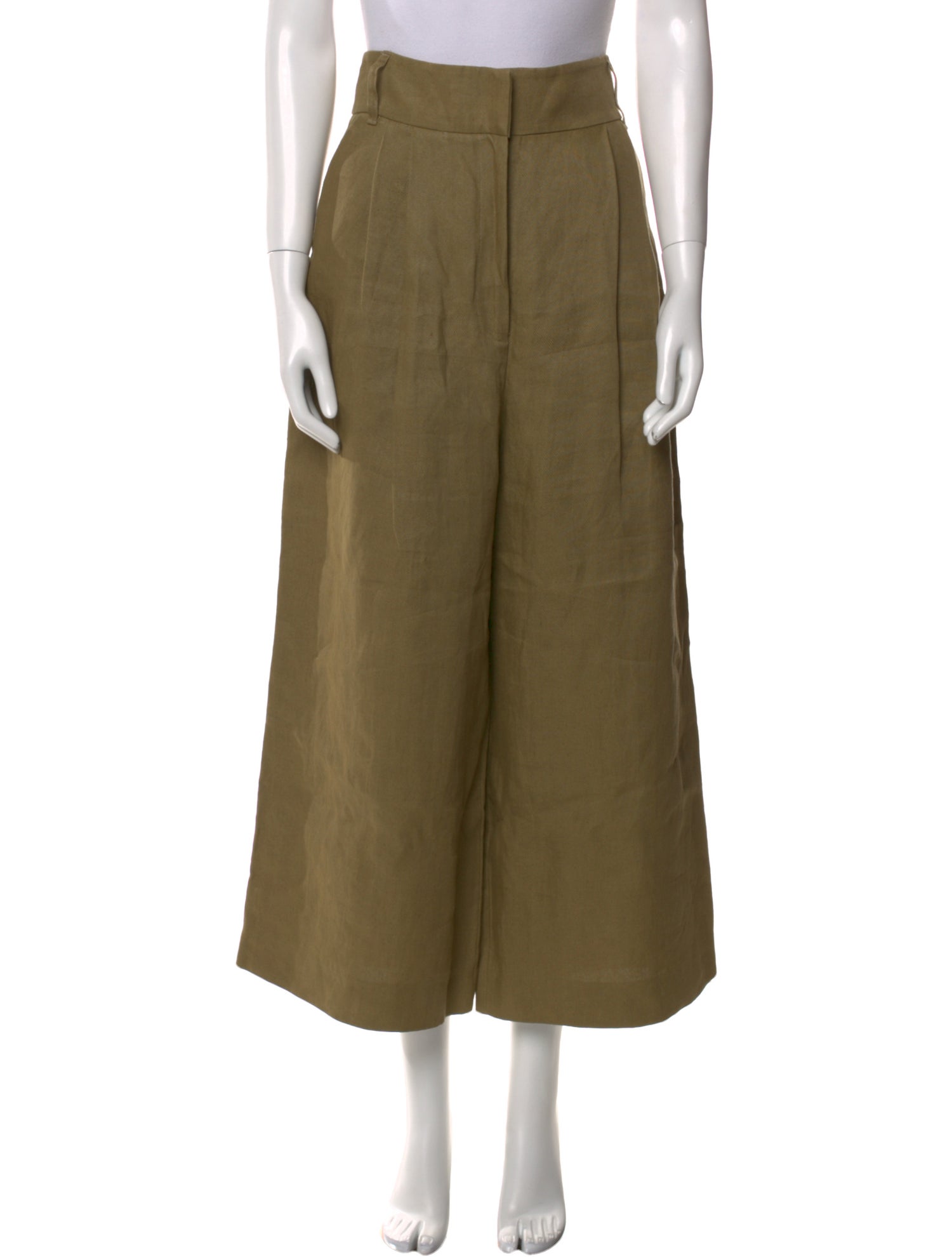 Tibi Linen Wide Leg Pants
