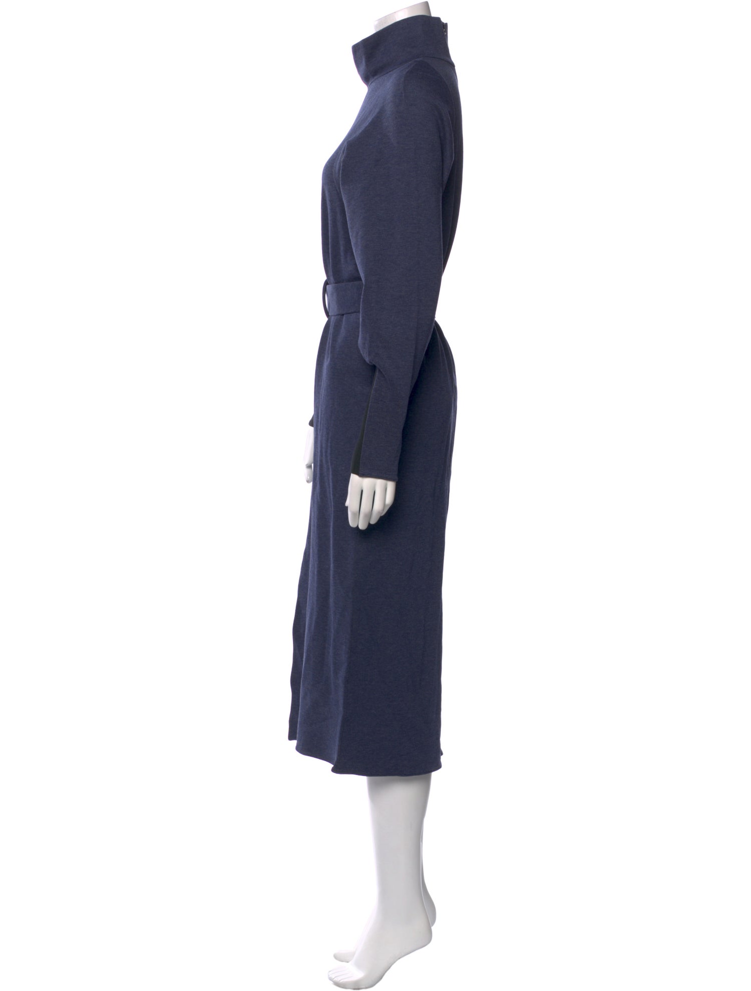 Tibi Turtleneck Long Dress