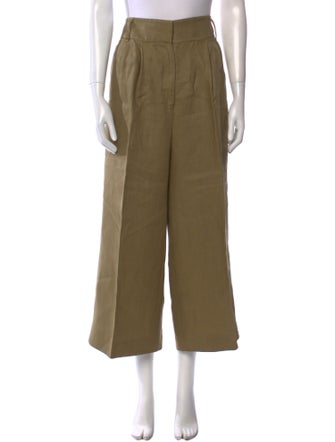 Tibi Linen Wide Leg Pants