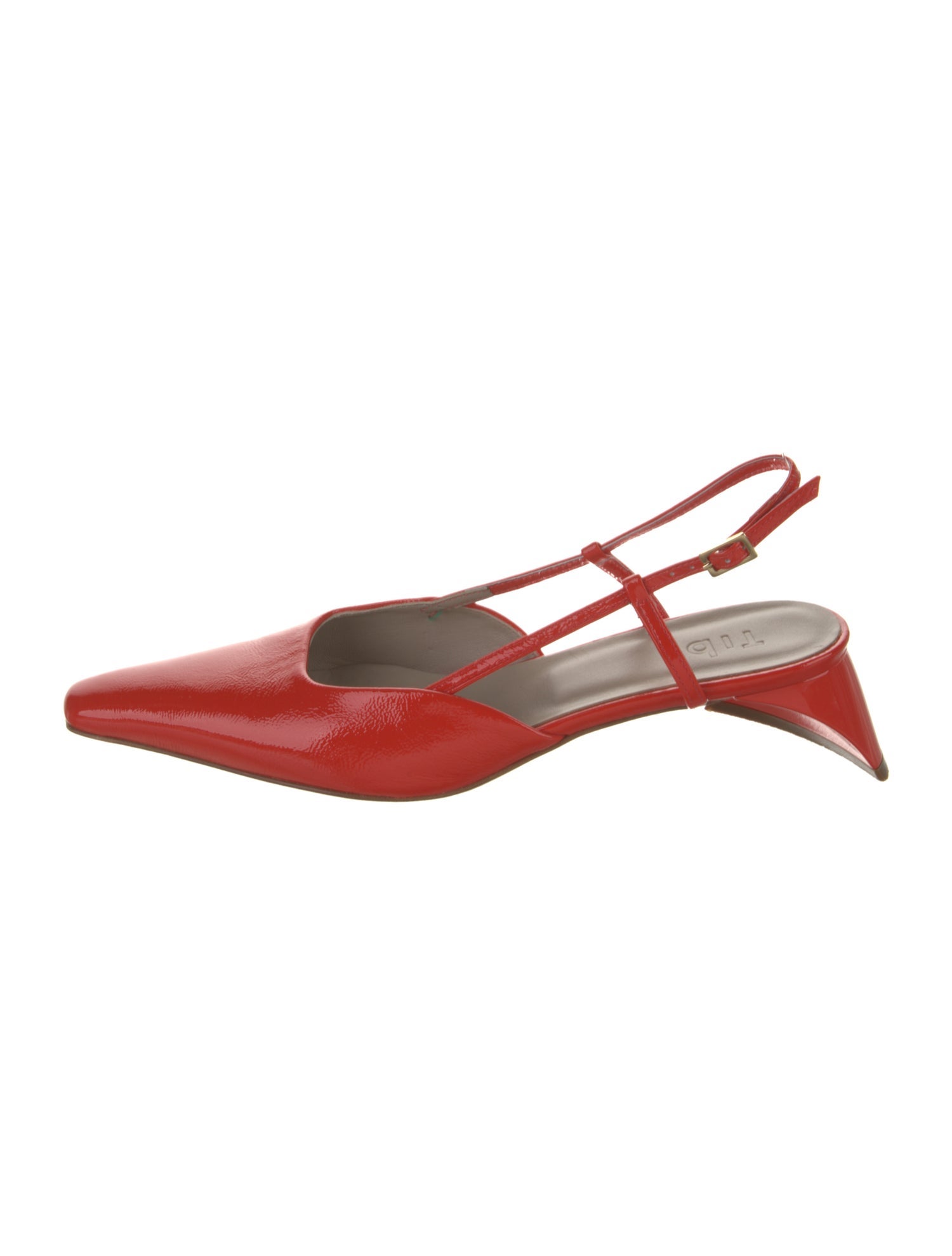 Tibi Patent Leather Slingback Pumps