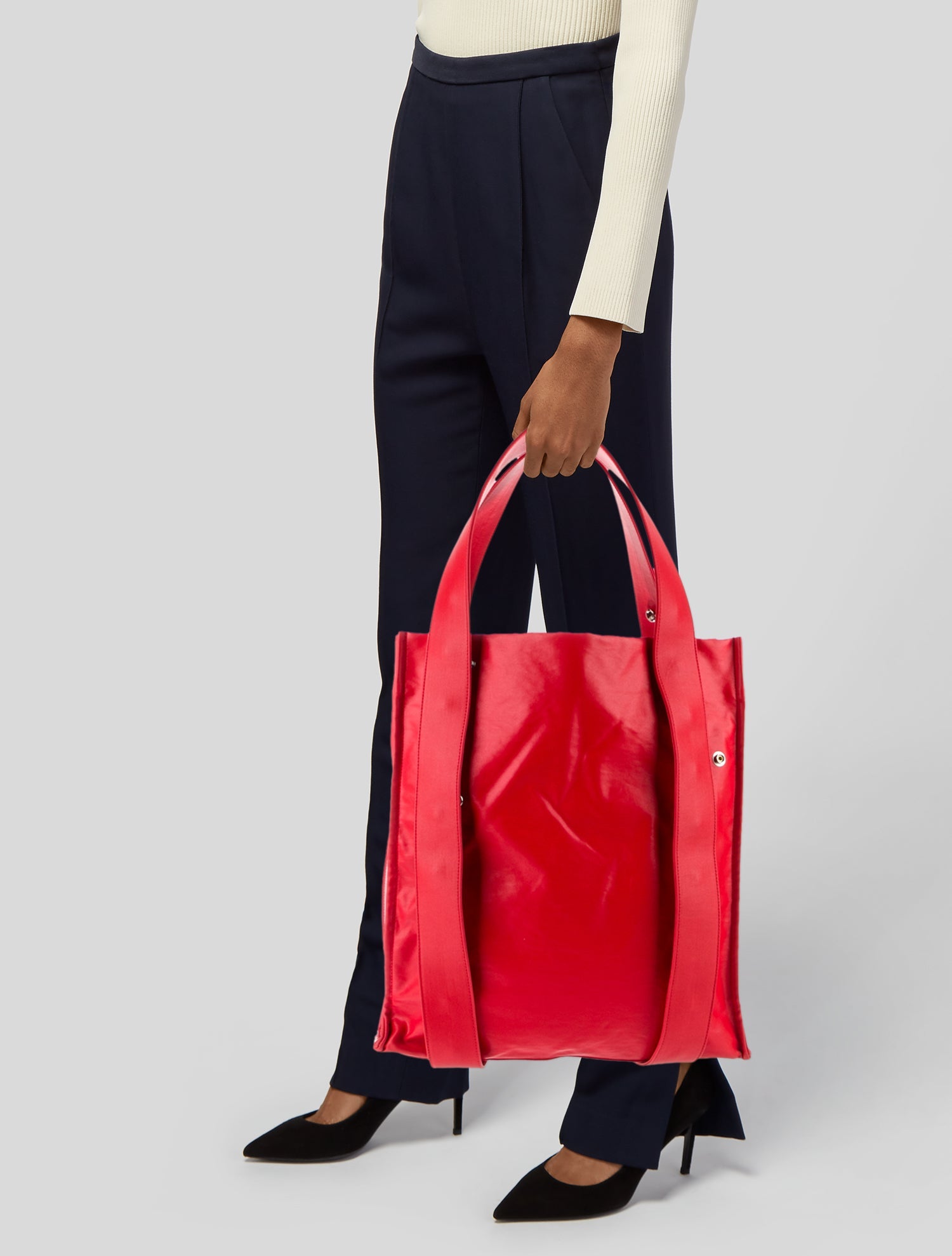 Tibi Leather Tote