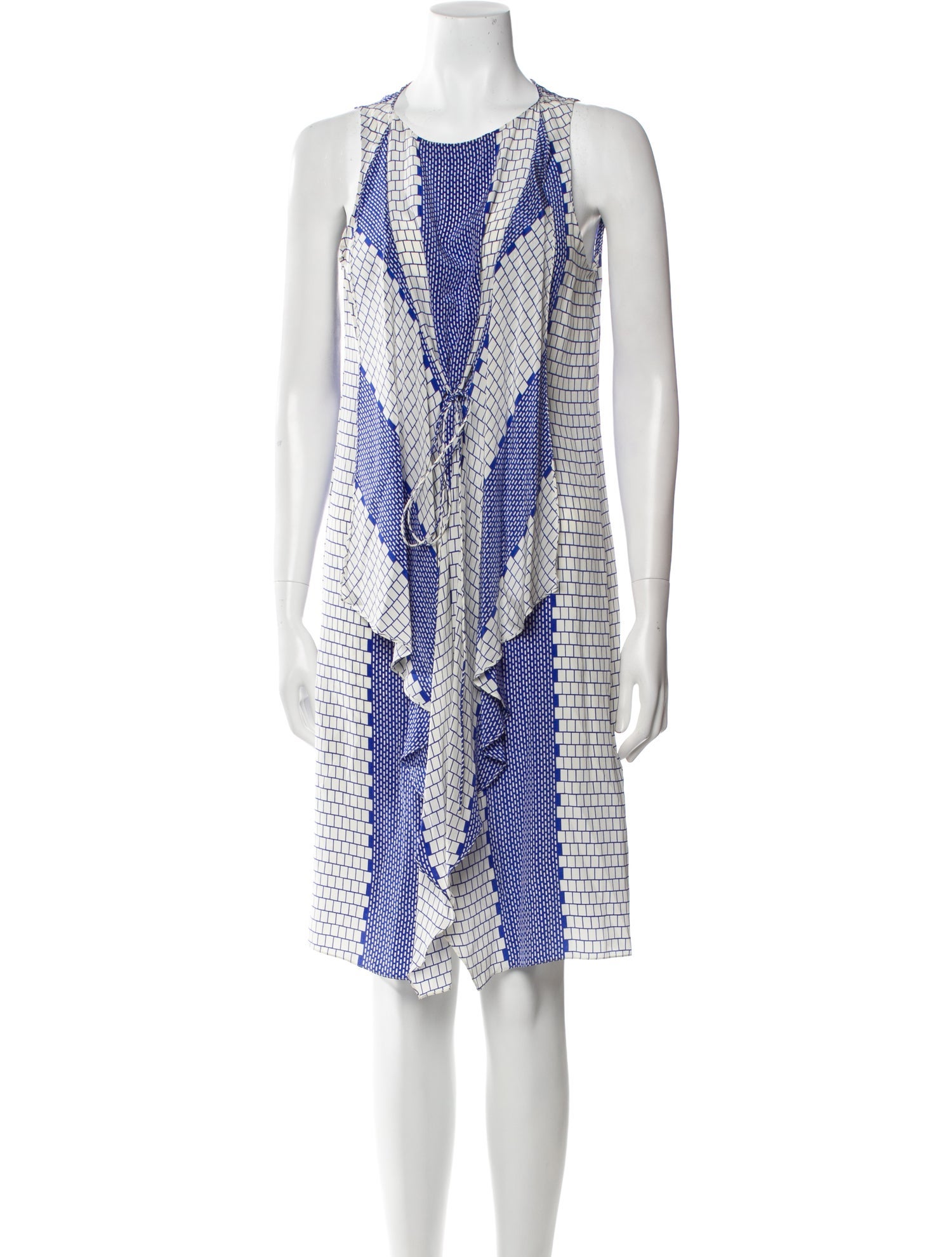Tibi Silk Knee-Length Dress