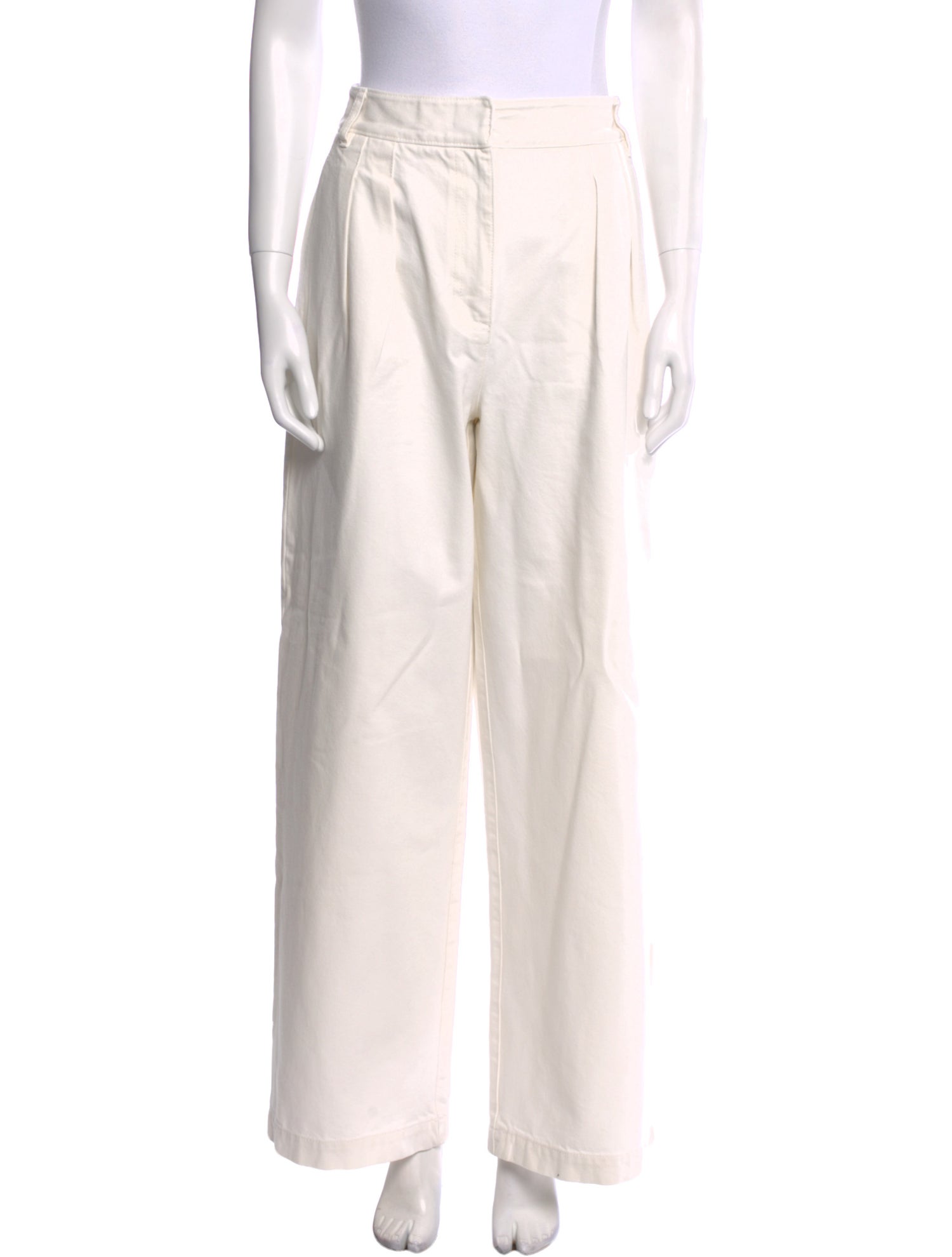 Tibi High-Rise Wide Leg Jeans