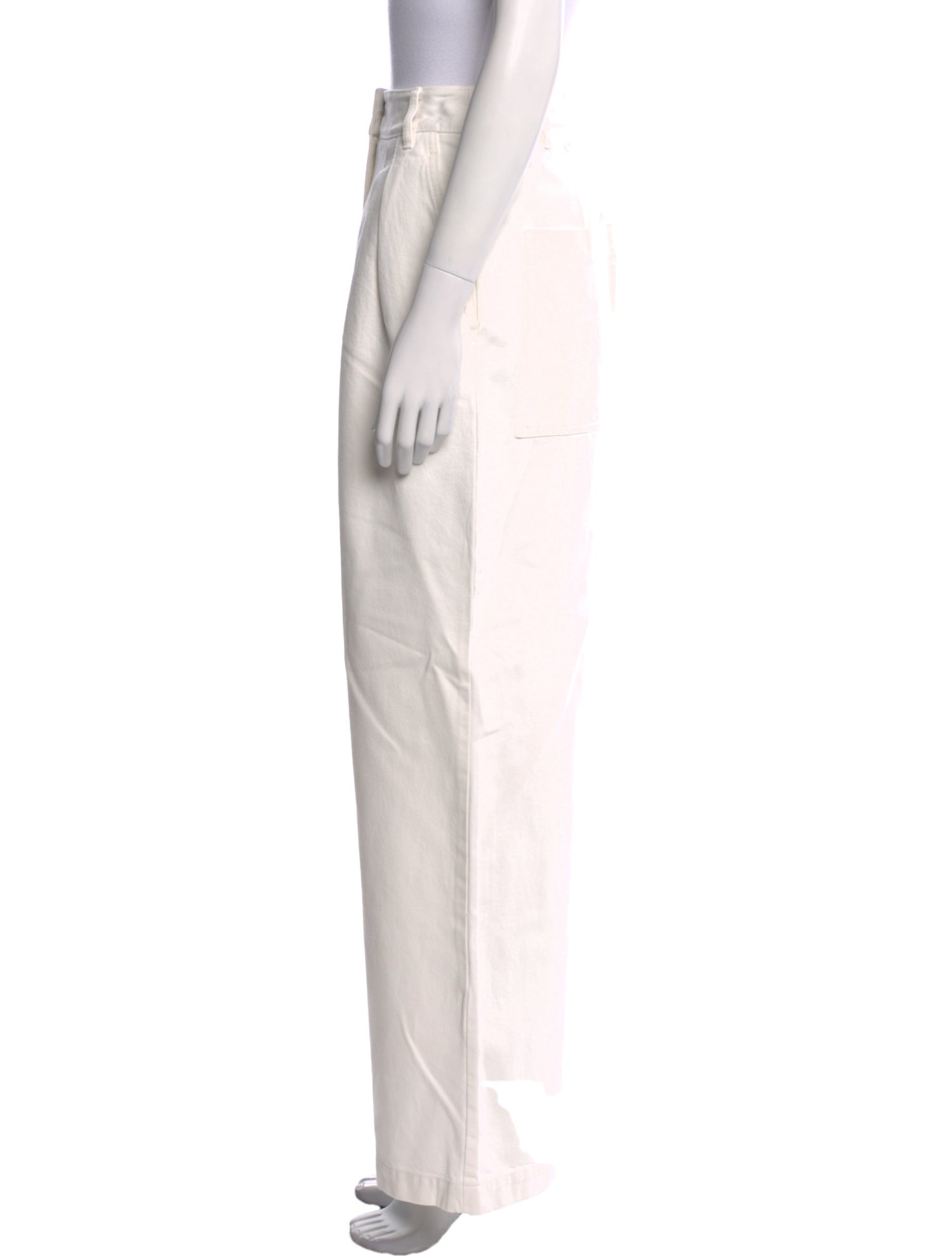 Tibi High-Rise Wide Leg Jeans