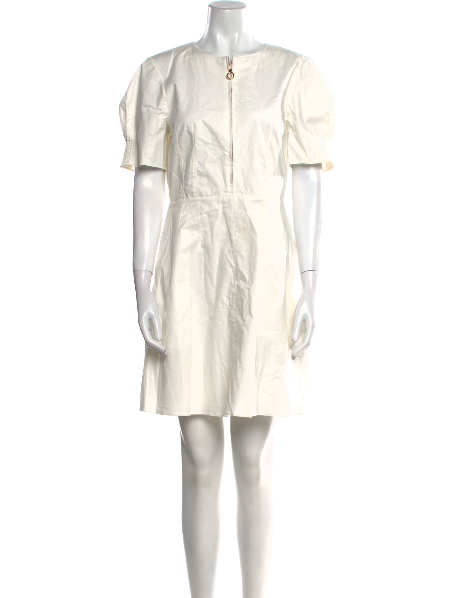 Tibi Scoop Neck Mini Dress