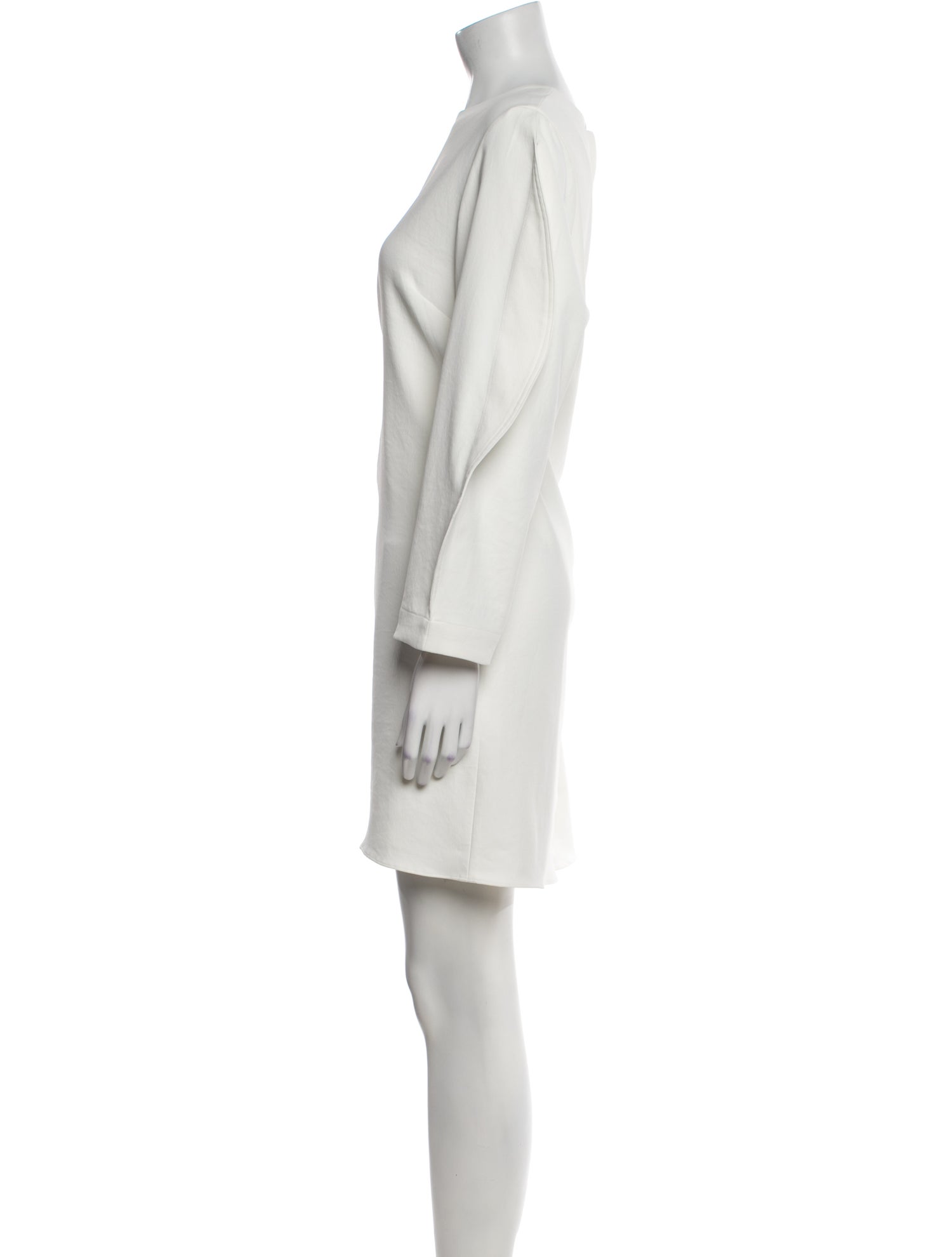 Tibi Bateau Neckline Mini Dress