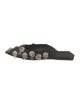 Tibi Satin Crystal Embellishments Mules