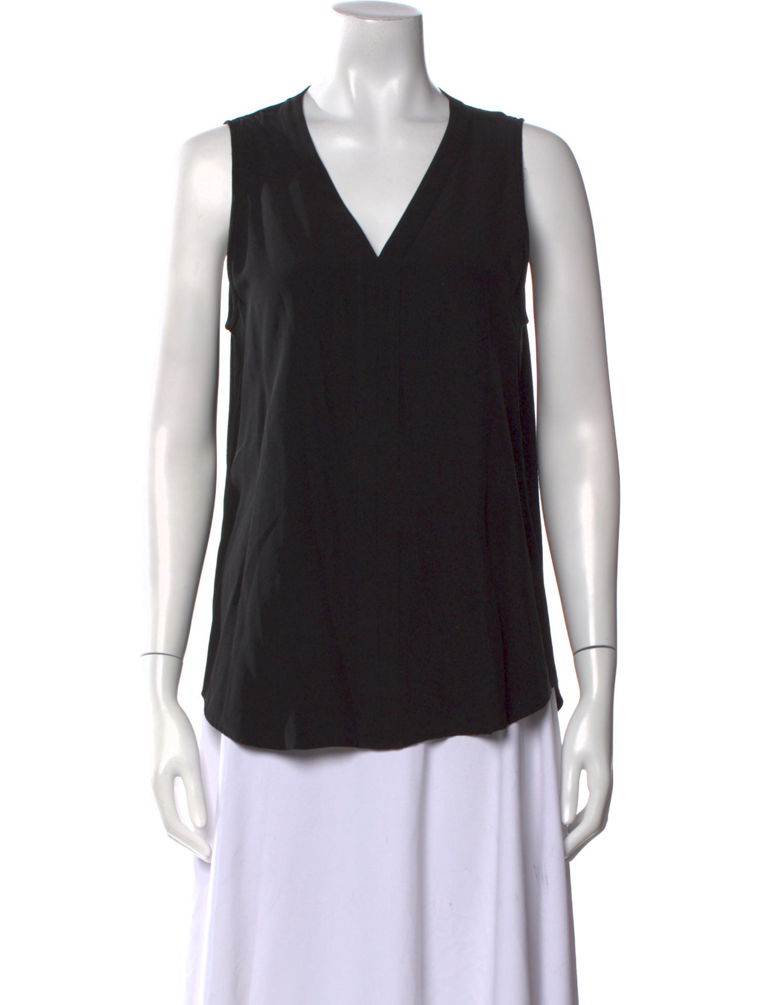 Tibi V-Neck Sleeveless Top