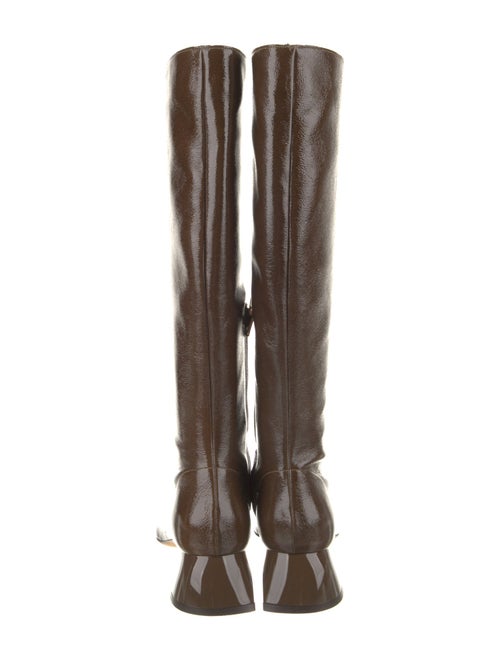 Tibi Patent Leather Riding Boots