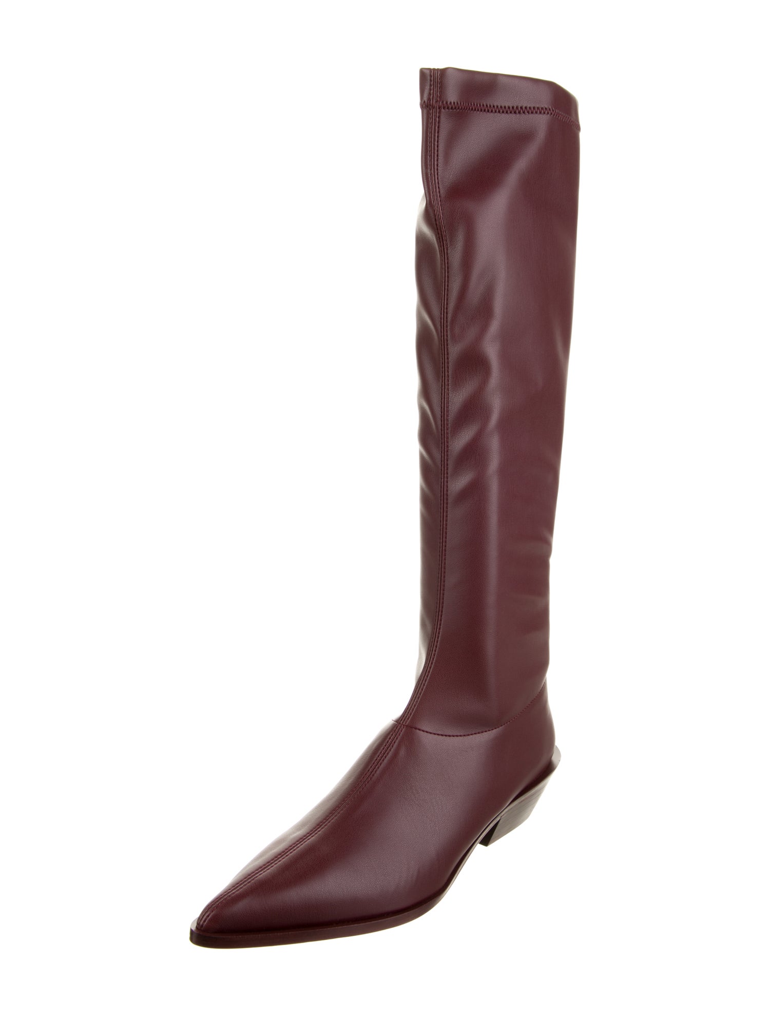 Tibi Leather Riding Boots