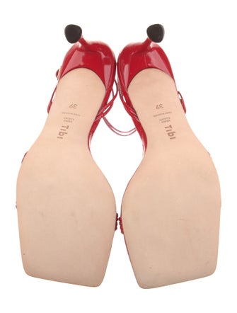 Tibi Patent Leather Sandals