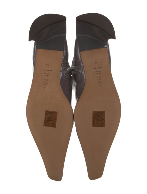 Tibi Patent Leather Riding Boots