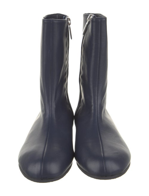 Tibi Leather Lace-Up Boots