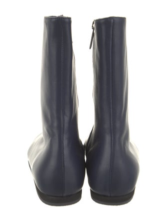 Tibi Leather Lace-Up Boots