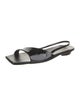 Tibi Patent Leather Slingback Sandals