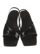 Tibi Patent Leather Slingback Sandals
