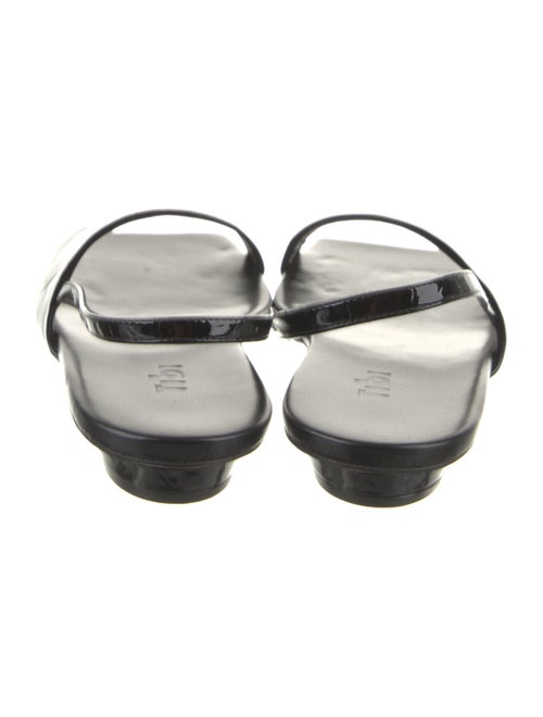Tibi Patent Leather Slingback Sandals