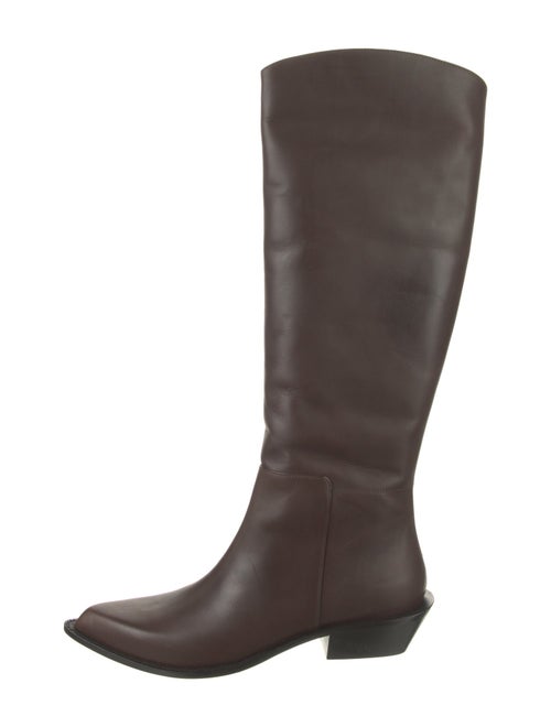 Tibi Leather Riding Boots
