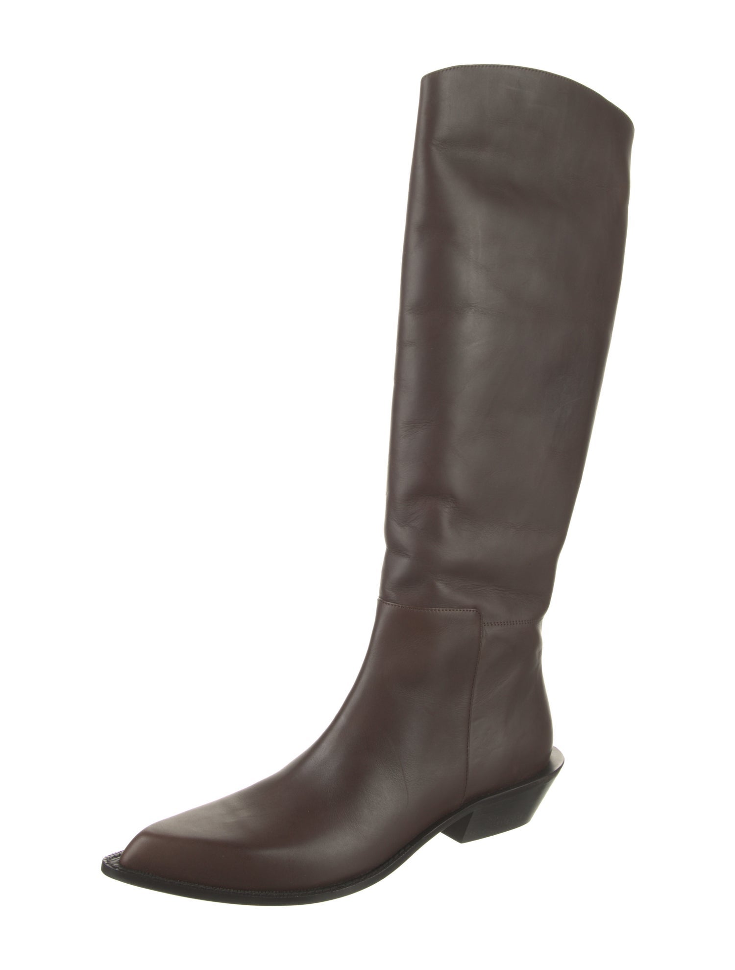 Tibi Leather Riding Boots