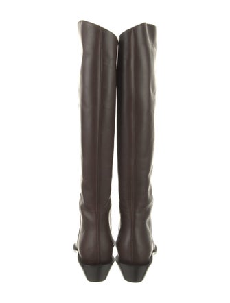 Tibi Leather Riding Boots