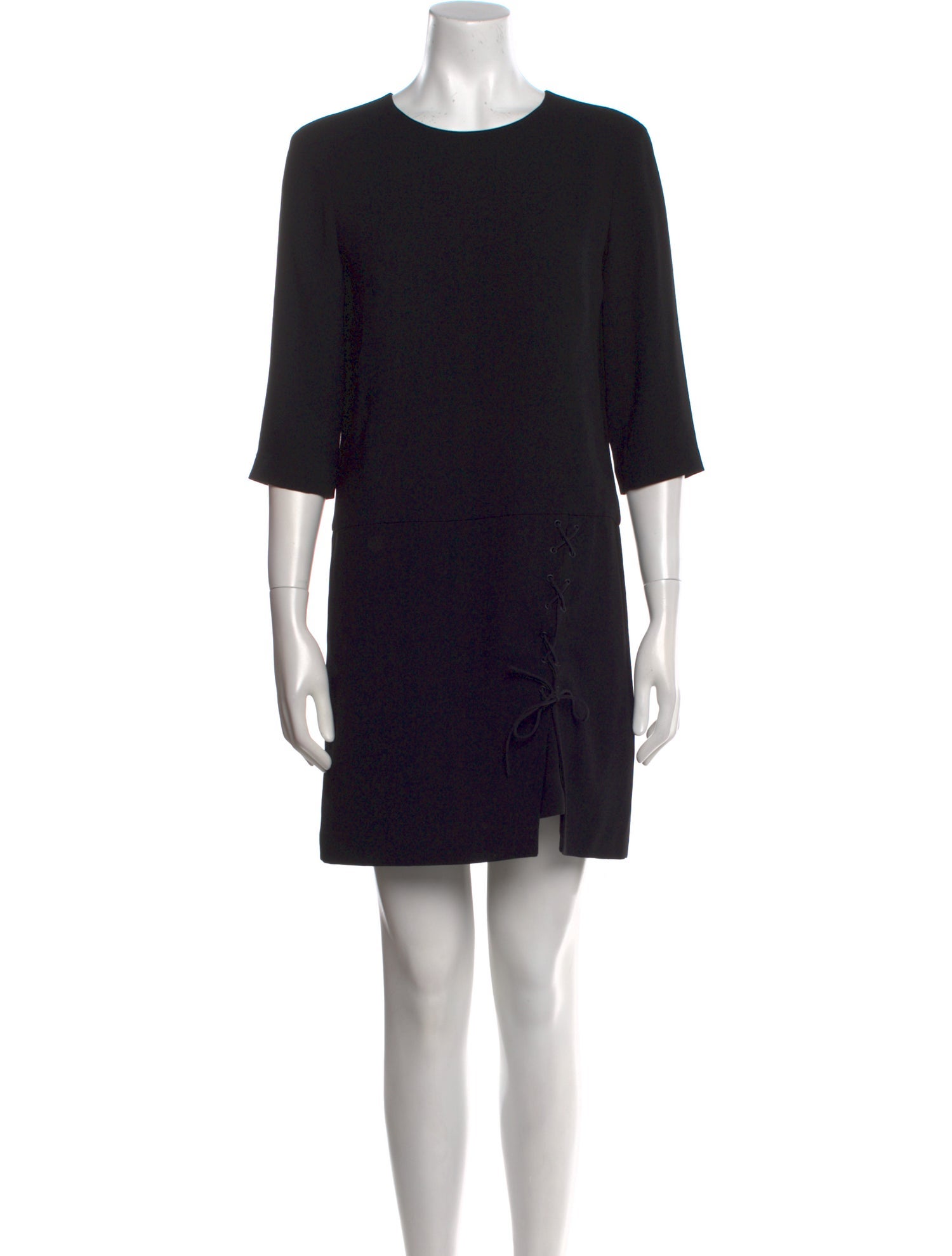 Tibi Crew Neck Mini Dress