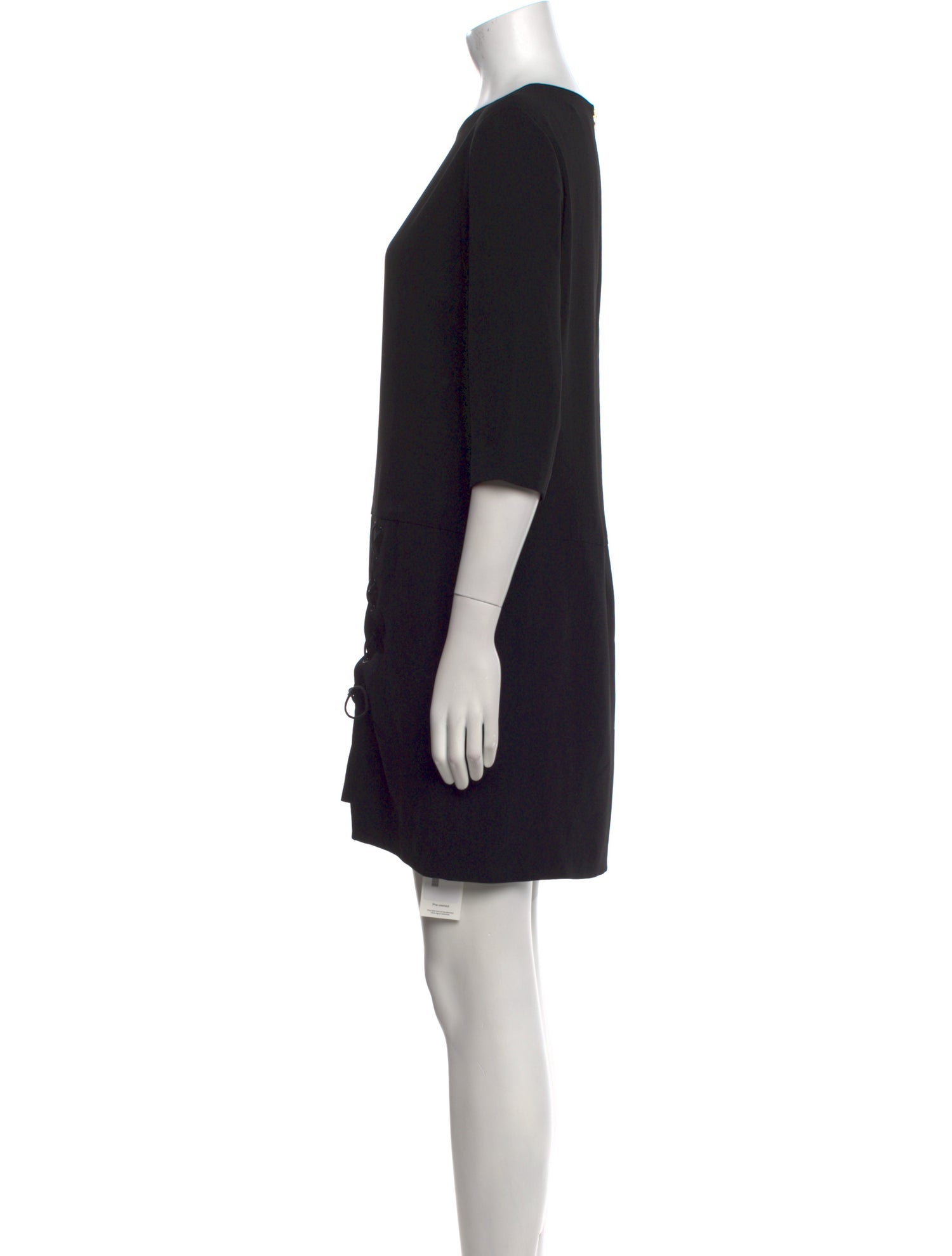 Tibi Crew Neck Mini Dress