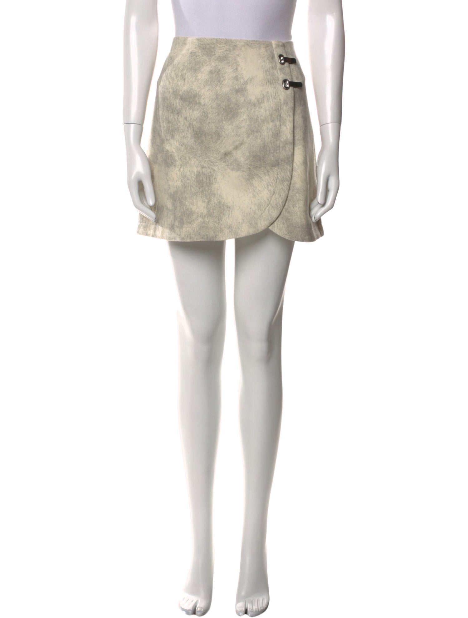 Tibi Virgin Wool Mini Skirt