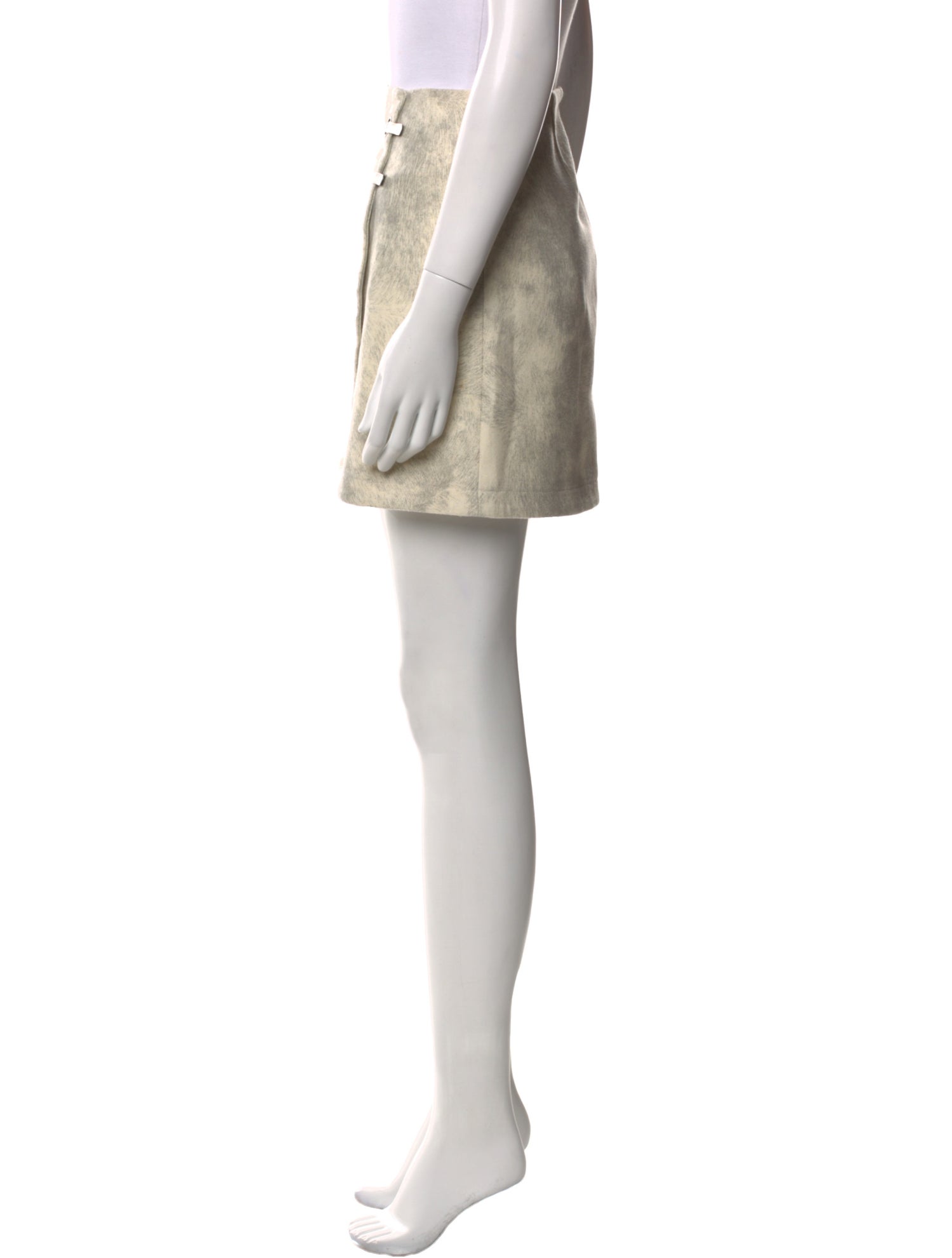 Tibi Virgin Wool Mini Skirt