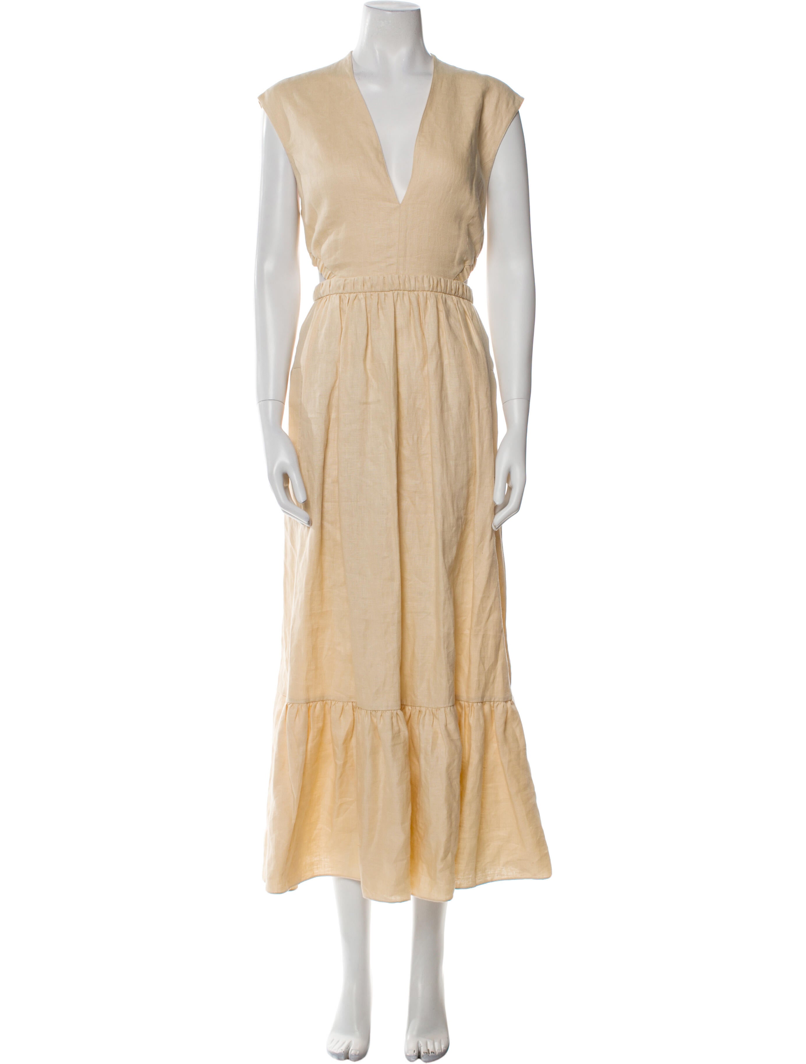 Tibi Linen Long Dress
