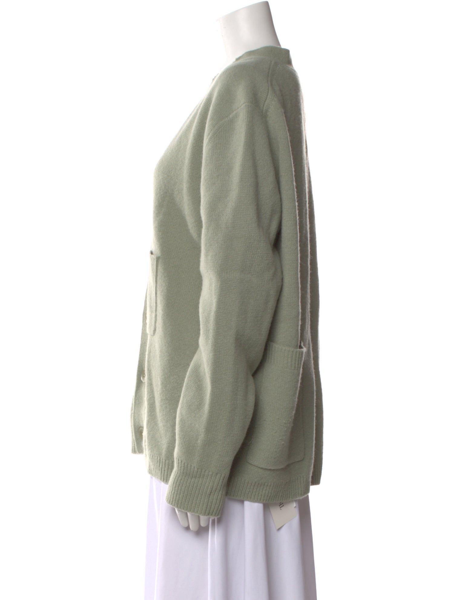 Tibi Lambswool V-Neck Sweater