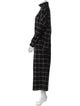 Tibi Virgin Wool Plaid Print Pant Set