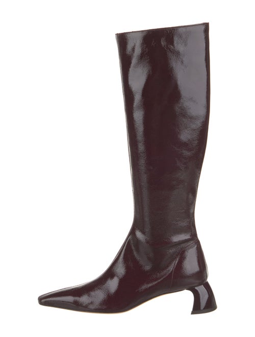 Tibi Patent Leather Riding Boots